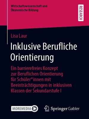 cover image of Inklusive Berufliche Orientierung